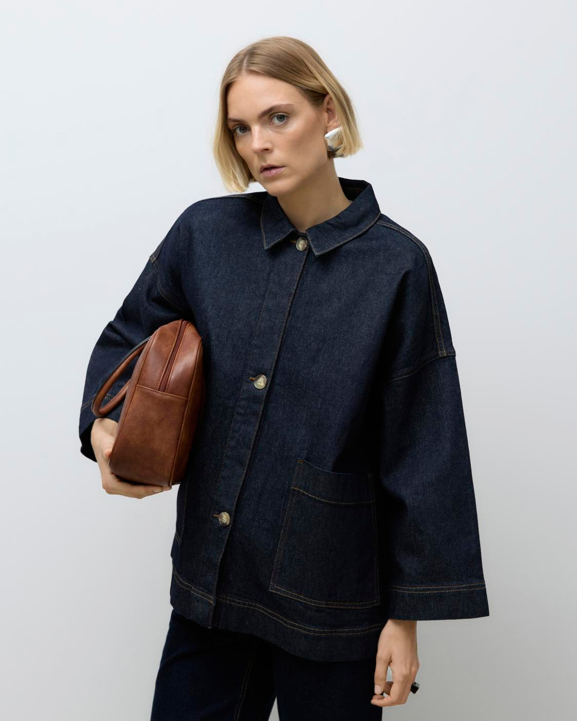 AWVERENA OVERSIZED DENIM JACKET